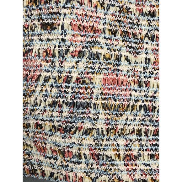 Talisman Women's Small Square Neck Firelight Cropped Smocked Top NEW - Picture 2 of 10